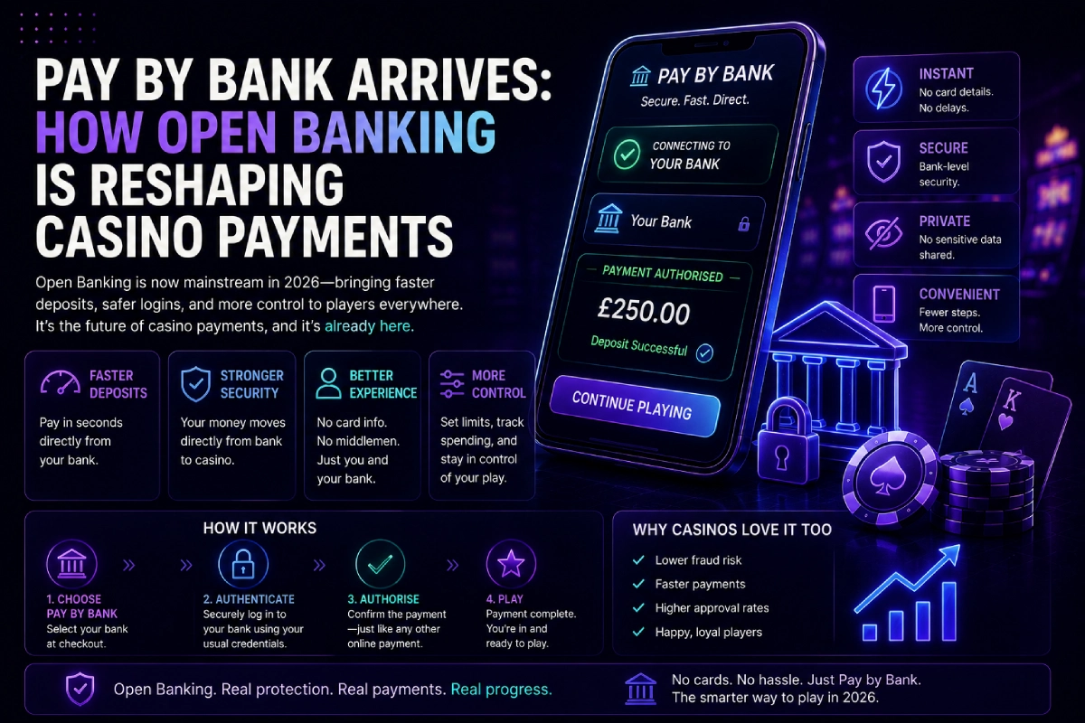 Pay by bank and open banking casinos